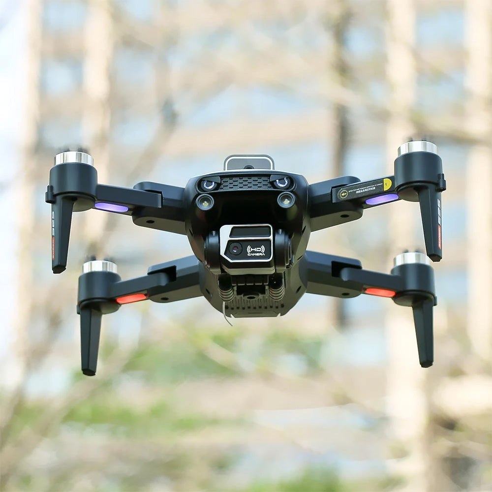 Drone S2S 8K em voo com angulo frontal Drone S2S 8K em voo com angulo frontal